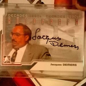 Jacques Demers 2013-2014 Decades 1990's Autographed NHL